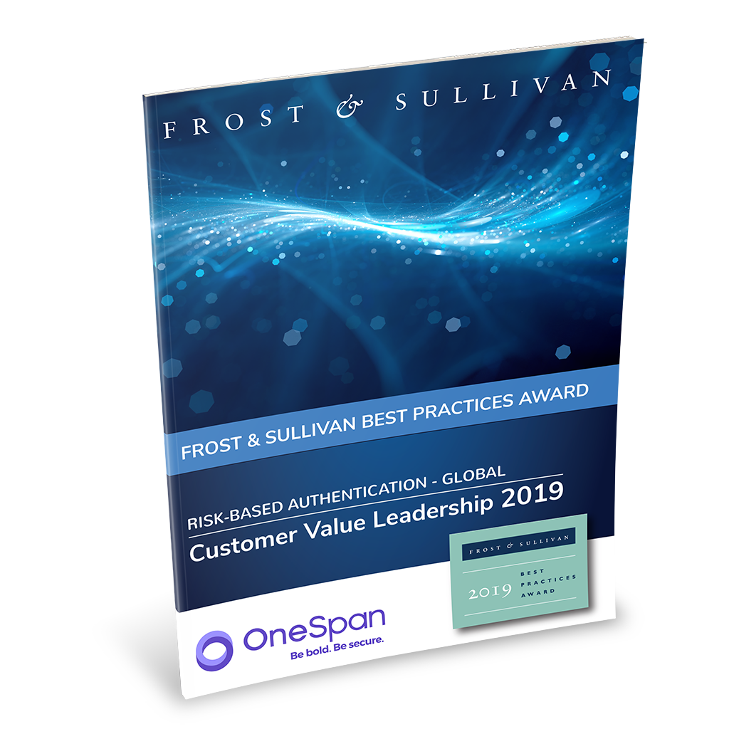 Frost & Sullivan 2019 Best Practices Award for Risk-based Authentication