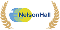 NelsonHall logo in an award laurel